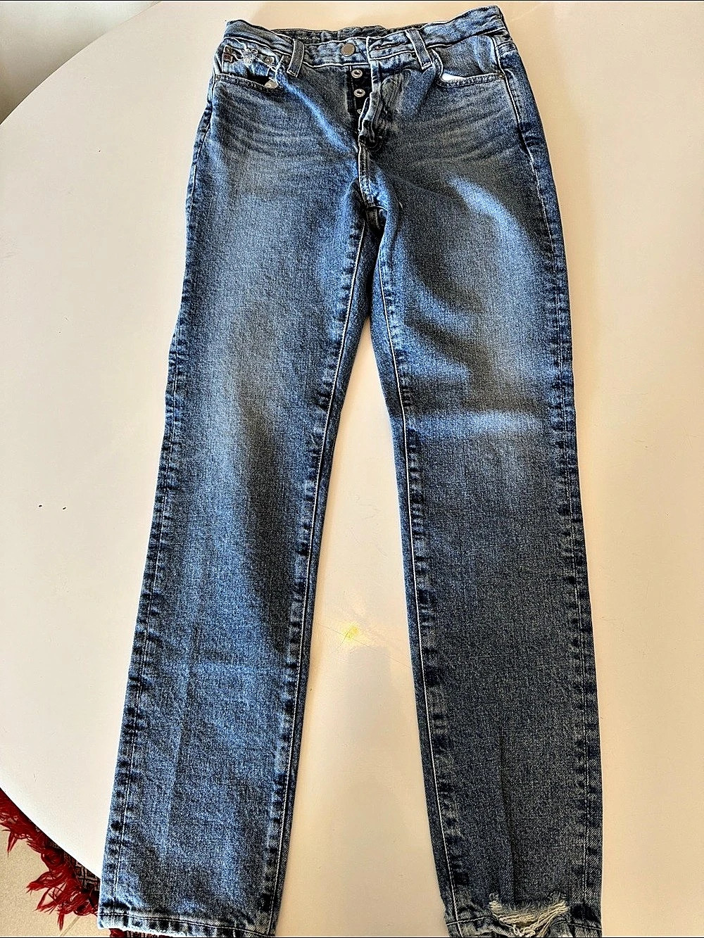 AG Alexxis Slim Skinny Jeans Waist 25 Blue Good